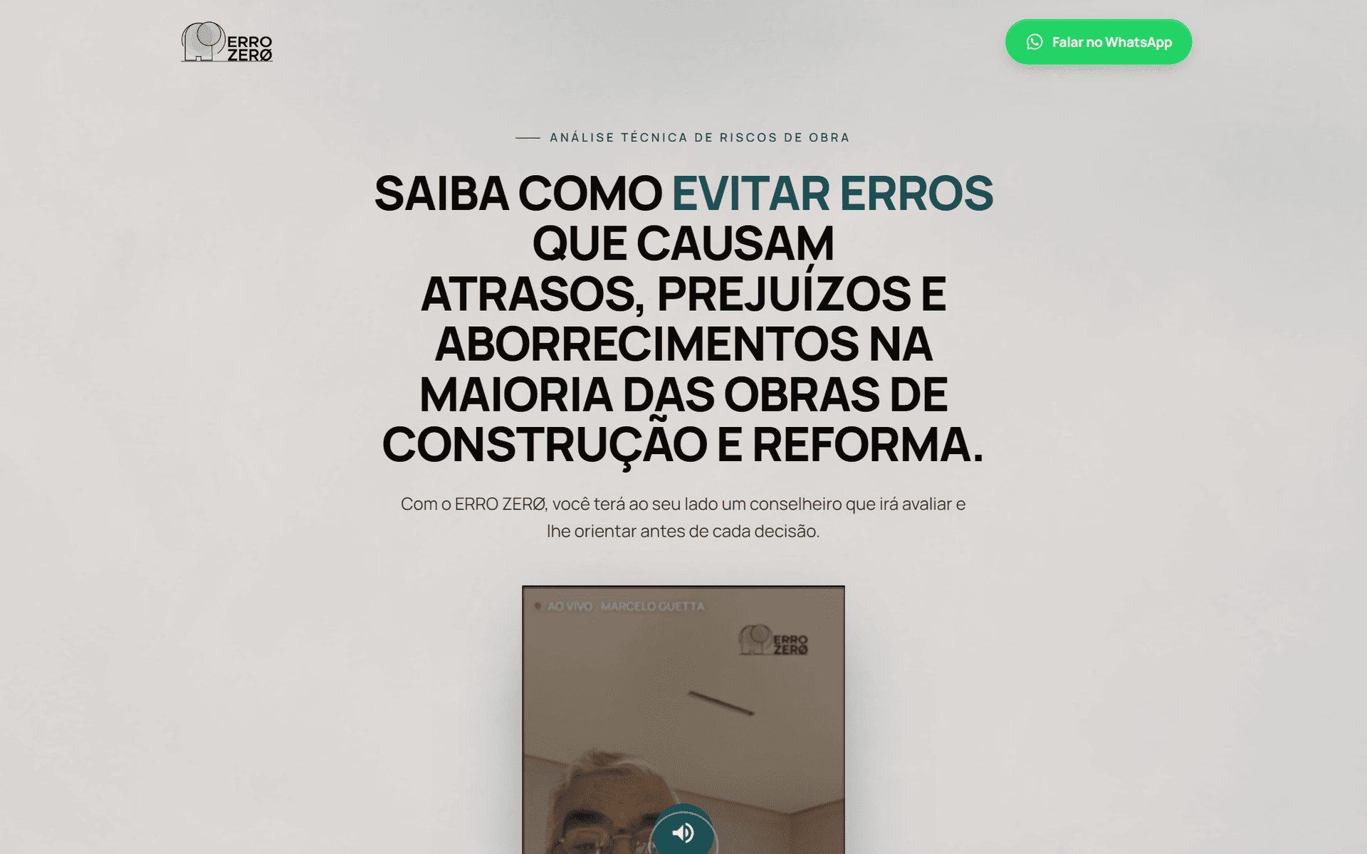 Site Erro Zero